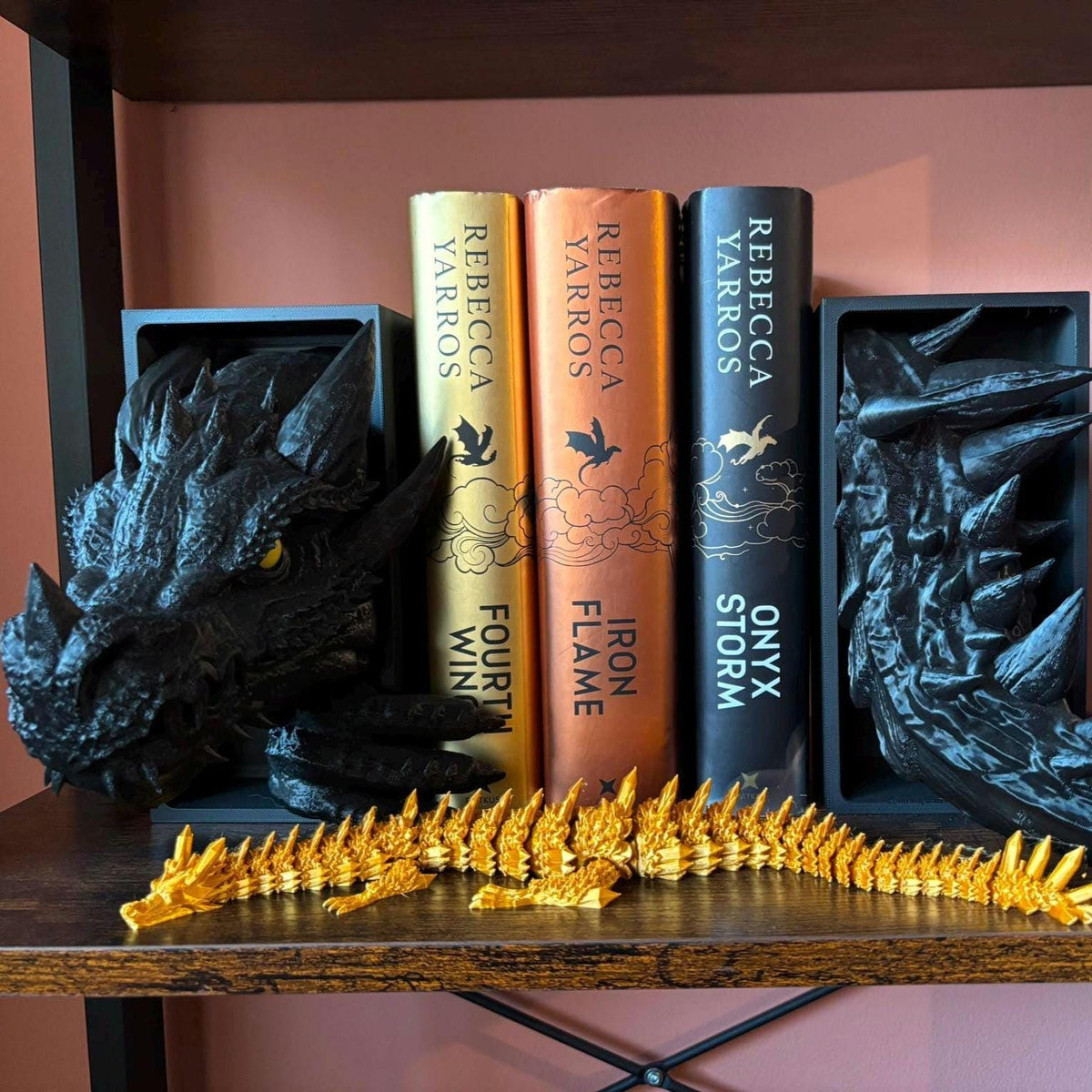 XL Dragon Book Ends | Fourth Wing Tarin