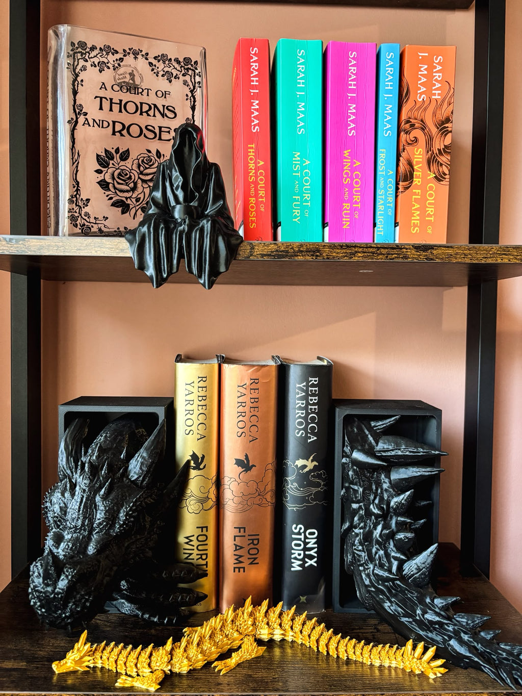 XL Dragon Book Ends | Fourth Wing Tarin