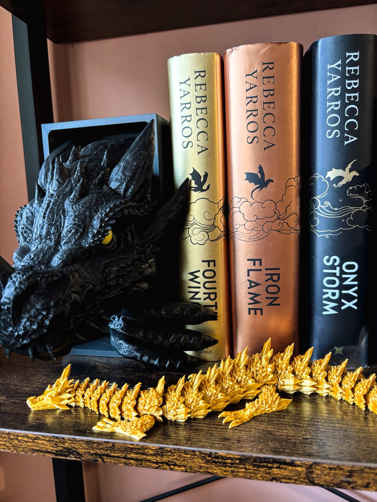 XL Dragon Book Ends | Fourth Wing Tarin