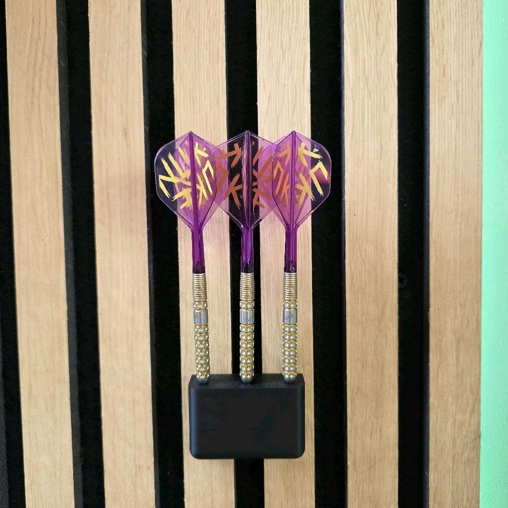 Push and twist sleek simple darts holder!