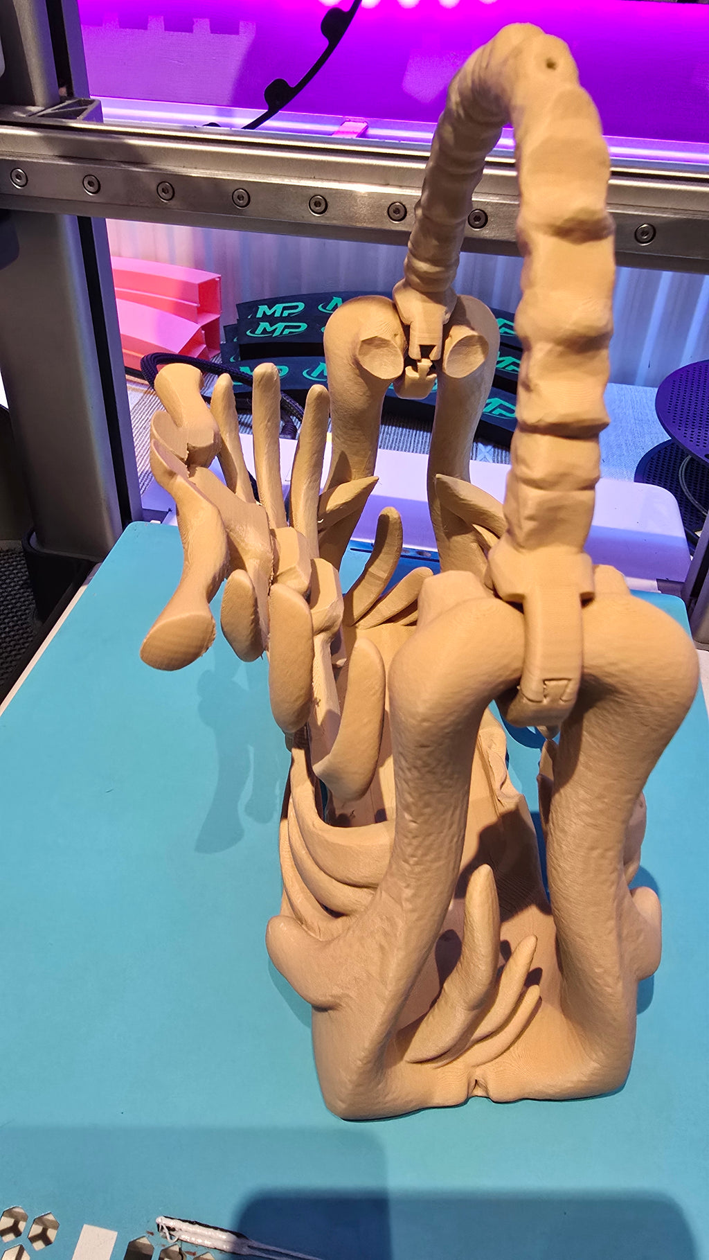 3D Printed Skeleton Bag - Unique Halloween Accessory with Detailed Bone Design for Festive Outfits