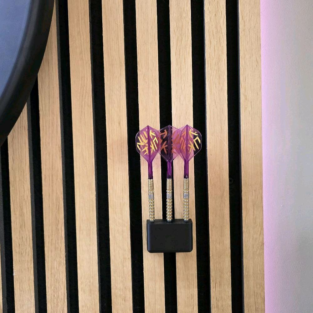 Push and twist sleek simple darts holder!