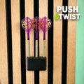 Push and twist sleek simple darts holder!